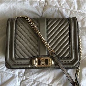 Rebecca Minkoff Chevron Quilted Love Crossbody
